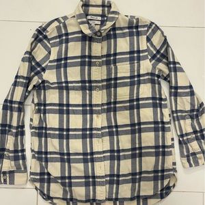 Madewell flannel button up shirt